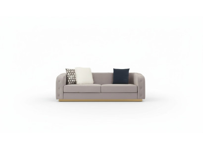 Luxury hotel furniture sitter sofa set upholstered furniture living room three-seater couch