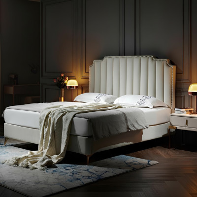 Bed 180x200cm Leather Bedroom Furniture Luxury Modern Beds Hotel Furniture New