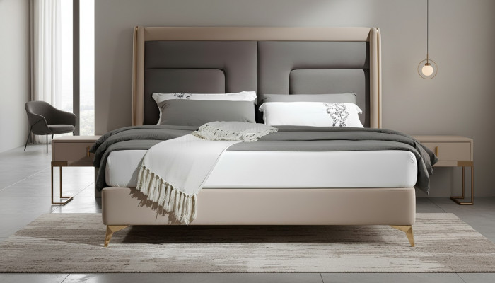 Luxury bedroom bed design upholstered beds furniture sleep hotel double 180x200