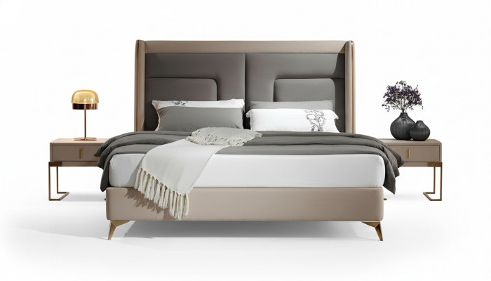 Luxury bedroom bed design upholstered beds furniture sleep hotel double 180x200