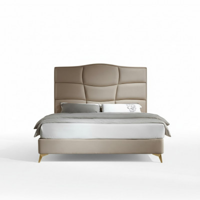 Bedroom double bed 180x200cm luxury bed modern textile new