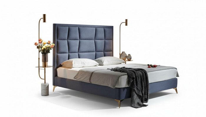 Complete bedroom set bed 2x nightstand 3-piece sets beds designer luxury