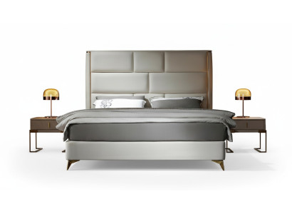 Bed 3-piece. Bedroom Set Design Modern Luxury Bedroom Nightstand Beds