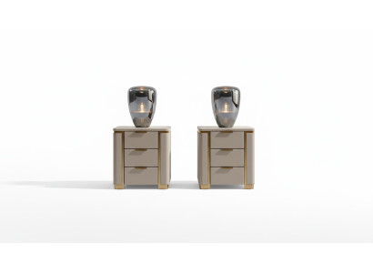Nightstand dresser console side table with drawer designer bedside cabinet
