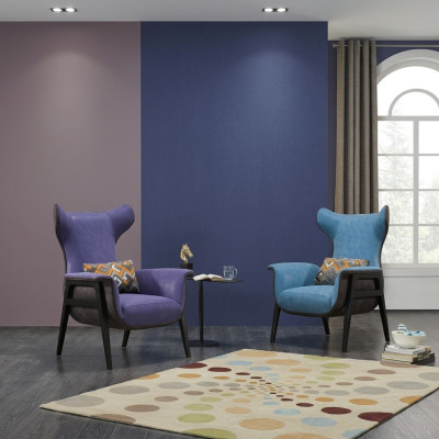 Chair Textile Living Room Lounge Luxury Design Furniture Chairs Modern