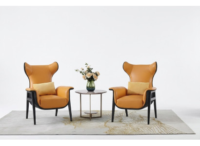 Design armchair 1-seater 70 x 90 cm living room single-seater sofa couch lounge club