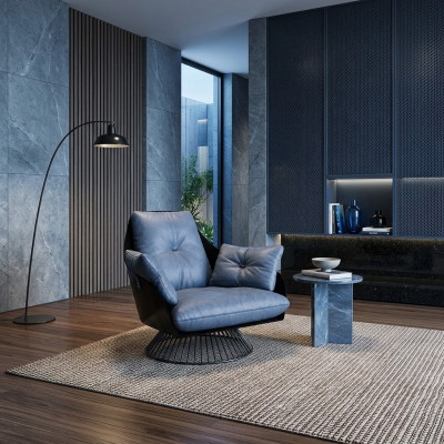 Luxury armchair furniture living room single-seater sofa couch lounge decor club hotel