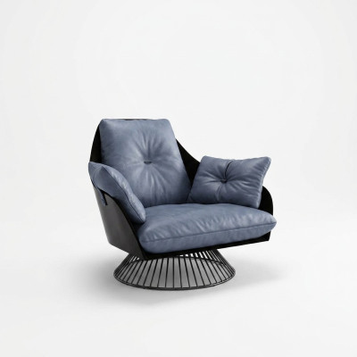Luxury armchair furniture living room single-seater sofa couch lounge decor club hotel