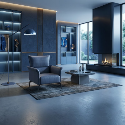 Luxury design furniture chairs 88 x 85cm modern design armchair textile
