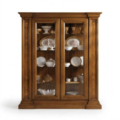 Showcase 2 Door Cabinet Display Cabinets Living Room Cabinets Design Cabinet Furniture Glass New