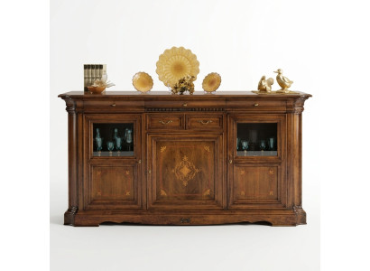 Sideboard Dresser Chest Drawer Display Cabinet Living Room Wood Buffet Cabinet New