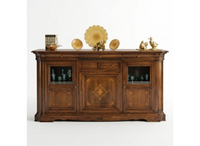 Sideboard Dresser Chest Drawer Display Cabinet Living Room Wood Buffet Cabinet New