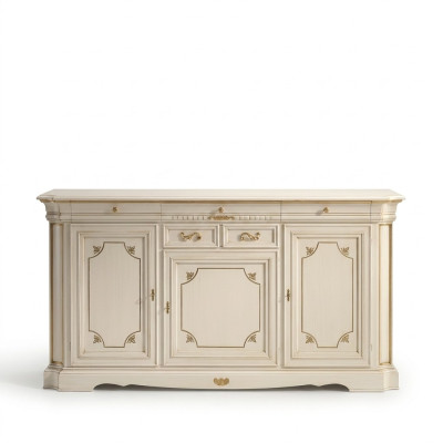 Design dresser furniture sideboard classic living room wood cabinet luxury Italy
