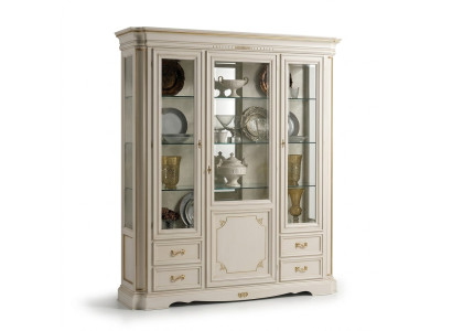 Display cabinet living room furniture sideboard solid wood display case glass cabinet real wood