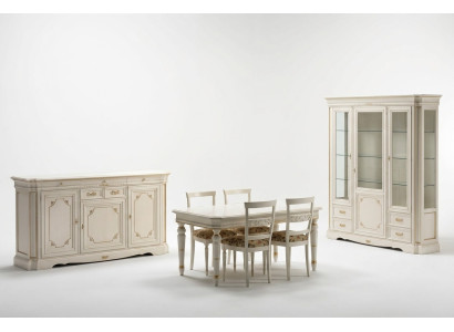 Dining room group complete set 7-piece table tables luxury wooden furniture new