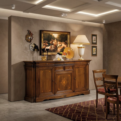 Sideboard Design Dresser Side Low Board Cabinet Living Room Shelf Wood Cabinets