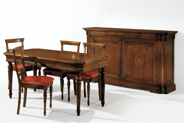 Designer luxury wood cabinet Italian furniture real wood sideboard