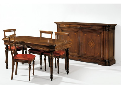 Designer luxury wood cabinet Italian furniture real wood sideboard