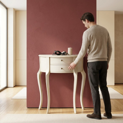 Console nightstand bedroom side table modern design furniture wood cabinets.