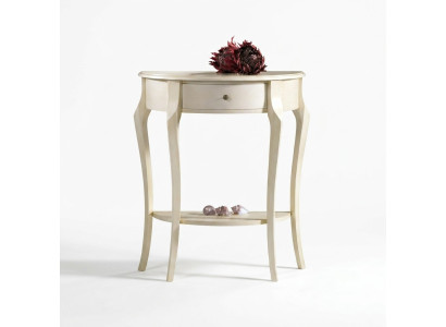 Console nightstand bedroom side table modern design furniture wood white new