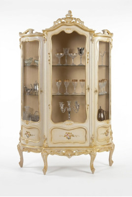 Living room cabinet design cabinet furniture glass new display case 3-door cabinet showcases