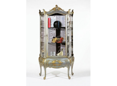 Baroque Furniture Italian Display Cabinet Furniture Cabinets Solid Wood Shelf Elegant