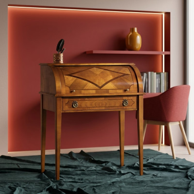 Desk Table Italian Furniture Solid Wood Office Secretary New