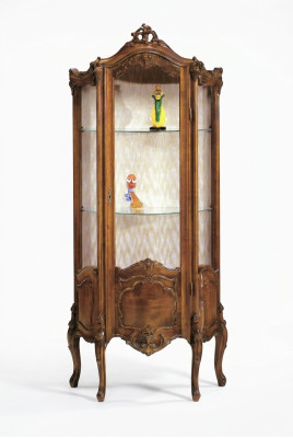 Display cabinet living room furniture sideboard solid wood glass cabinet real wood