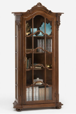 Showcase living room furniture, solid wood sideboard display cabinet, real wood.