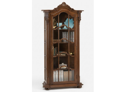 Showcase living room furniture, solid wood sideboard display cabinet, real wood.