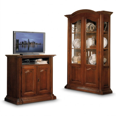 Display glass living room cabinet, solid wood display cabinet, furniture sideboard, solid wood.