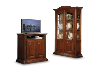 Display glass living room cabinet, solid wood display cabinet, furniture sideboard, solid wood.