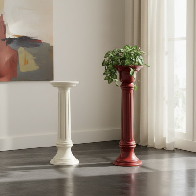 Plant stand plant column hanging basket stand solid wood potted plant stand new.