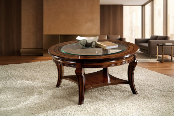Round Coffee Table Wooden Table Italian Furniture Round Tables Coffee Tables New