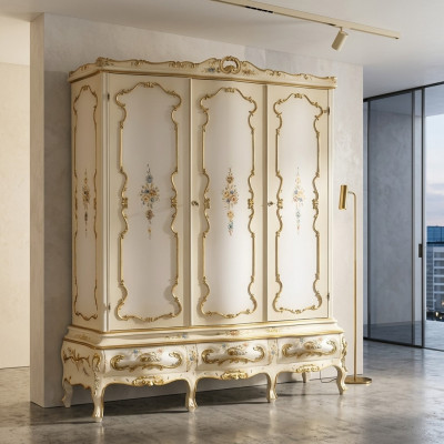 Wardrobe Cabinet Furniture Bedroom Italian Furnishing Cabinets New
