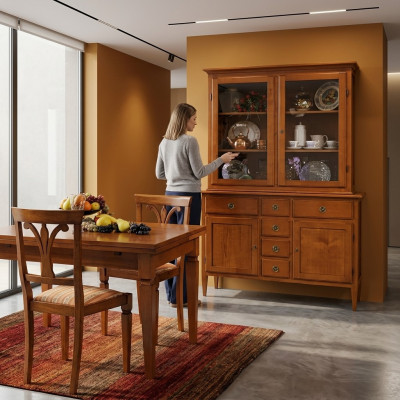 Sideboard Display Cabinet Buffet Cupboard Italian Furniture Furnishings Shelves Display Cabinets