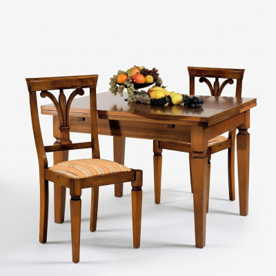 Dining table antique style solid wood furniture Italian dining tables table wood tables