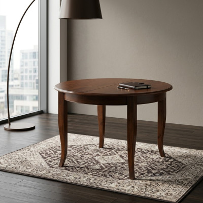 Round dining table wood table modern dining tables furniture living room tables 120cm new