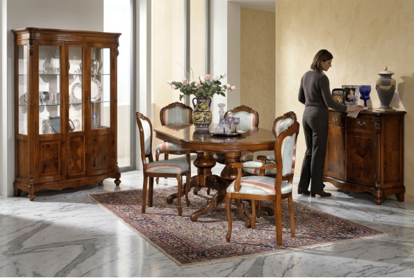 Dining room furniture dining table set dining suite armchair chair armchair 6 pieces.