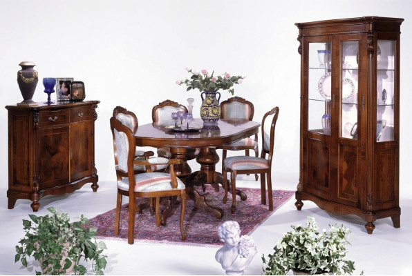 Dining table luxury table solid wood furniture from Italy dining room tables furnishings