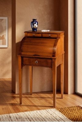 Secretary desk writing desk brown work desk secretary office furniture solid wood