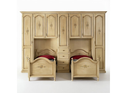 Classic wardrobe with beds hotel furnishings bed wardrobe set furniture