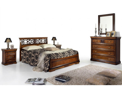 Bedroom bed nightstand beds hotel double set luxury design new 3-piece furniture