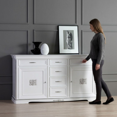 Dressers Sideboards Solid Wood Cabinet Furniture Dresser Buffet Sideboard White