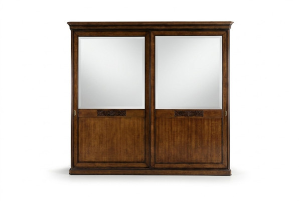 Bedroom sliding door wardrobe cabinet mirror clothing cabinets luxury furniture new
