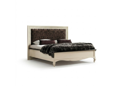 Double bed solid wood bedroom beds design bed furniture Vaccari cav giovanni
