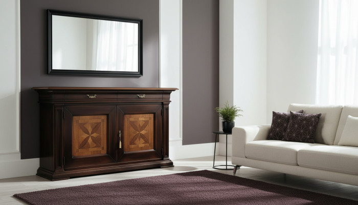 Chest of drawers wood dressers living room sideboard cabinet cabinets solid