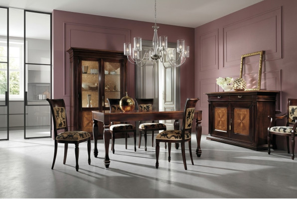 Dining table luxury table solid wood furniture from Italy dining room tables furnishings