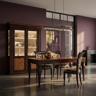 Solid wood sideboard living room sideboard Vaccari cav giovanni display cabinets