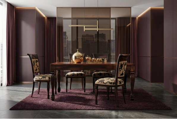 Dining room chairs luxury armchair chair wood brown chairs living room furniture new